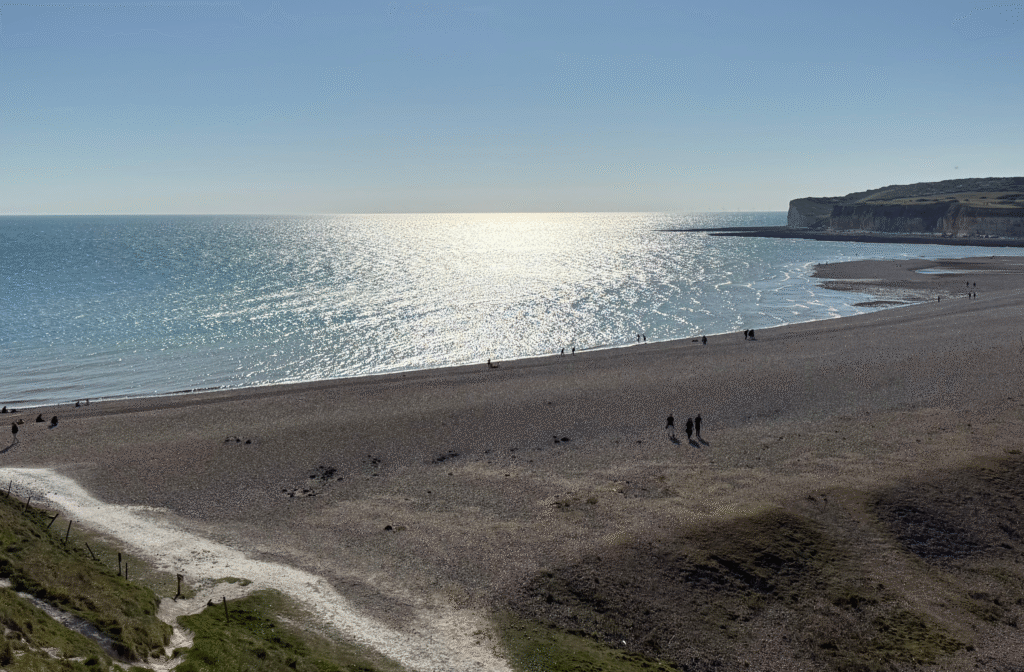 seven sisters cliffs beach